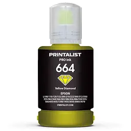Чорнило PRINTALIST 664 для Epson L110/L210/L300 140г Yellow водорозчинне (PL664Y)