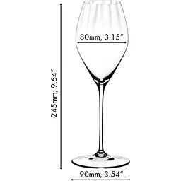 Набір келихів для шампанського Riedel Performance Champagne 375 мл 2 шт. (6884/28) - мініатюра 4