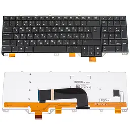 Клавіатура для ноутбука DELL (Alienware: M17x M18x R4 M18x R5) rus чорний підсвічування клавіш(RGB)