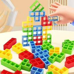 Настільна інтерактивна гра Ummi ME-008 Tetris tower game Colorful - мініатюра 2