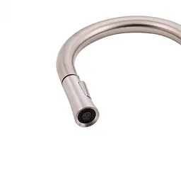 Змішувач для кухні з висувним виливом Qtap Evicka 9135103UN, Никель - мініатюра 6