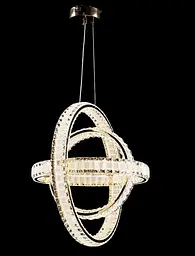 Люстра стельова LED Splendid Ray L950-500/3, 3 лампи, золота, регульована висота 60-160 см, сучасний стиль для дому - мініатюра 5