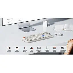Клавіатура MCHOSE K99 V2 RGB Mechanical Icy Creamsicle Switch Wireless (MC-K99V2-4) Небесно-блакитний - мініатюра 2