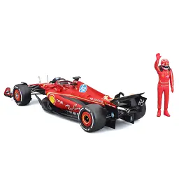 Автомодель з фігуркою – FERRARI SF-24 (2024) (1:24) - мініатюра 4