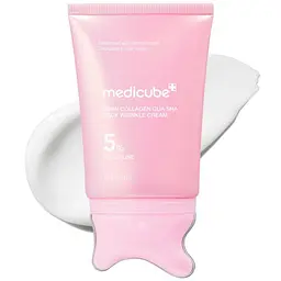 Крем для шиї проти зморшок з полінуклеотидами та колагеном Medicube PDRN Collagen Gua Sha Neck Wrinkle Cream 90 мл