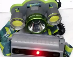 Налобний ліхтар BL-2133-T6+2COB + microUSB + 2х18650 + (5+2) режимів - мініатюра 7