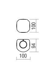 Бра вуличне MILESTONE AP LED 2X4W IP54 DG 3000K (5.1.2) Redo 9169 - мініатюра 4