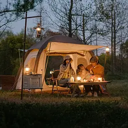Надувний водонепроникний 3-місний намет Naturehike CNH23ZP12002 (Біжовий) - мініатюра 5