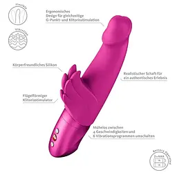Вібратор Fun Factory Wicked Angel, 20 см (рожевий) - мініатюра 3