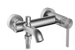 Змішувач для ванни Rea Foster nickel brushed REA-B6326 - мініатюра 4