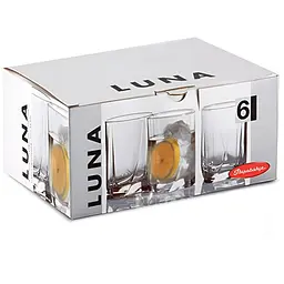 Набір високих склянок Pasabahce Luna 250 мл 6 шт. (42378) - мініатюра 2