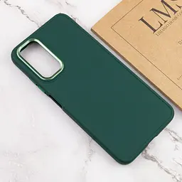 TPU чохол Bonbon Metal Style для Samsung Galaxy A14 4G/5G Зелений / Army green - мініатюра 4
