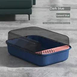 Туалет для котів Derby Plastic Cat Litter Box Iceland Blue