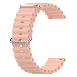 Браслет Hump Samsung Galaxy Watch 6 Classic 43mm 6 Classic 47mm - рожевий ширина кріплення 20мм силікон Watchbands (W22-3WB84581034) - мініатюра 4