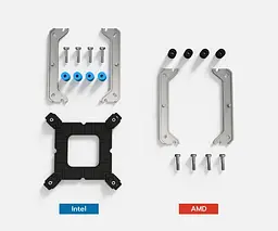 Система охолодження для комп’ютерного процесора MULTI SOCKET BLACK NX400 ARGB (B) MONTECH - мініатюра 7