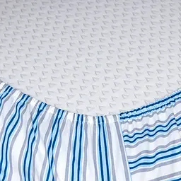 Простирадло на резинці Moon&Star Calm Waters Бязь Gold Люкс 180х200х20 см - мініатюра 2
