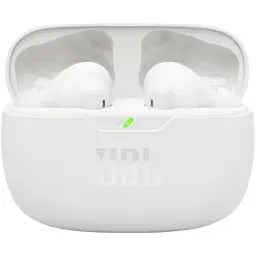 Навушники JBL Wave Beam 2, White, Bluetooth, мікрофон, чохол з функцією зарядки, ємність акумулятора навушника 50 мА·год, технологія "JBL Deep Bass Sound" (JBLWBEAM2WHT) - мініатюра 2