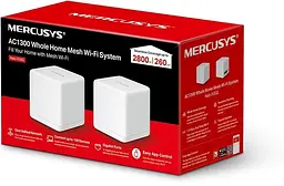 MESH-система Mercusys mesh Halo H30G AC1200 2Pcs White 802.11ac (Halo-H30G-2-pack) - мініатюра 8