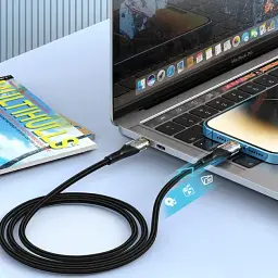 Кабель XO NB-Q223B USB C - USB C 60 W чорний - мініатюра 2