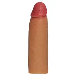 Силіконова насадка для фалоса Lovetoy Revolutionary Silicone Nature Extender Flesh, Add 1, +2.5 см (тілесний)