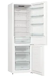 Холодильник з нижньою морозильною камерою Gorenje NRK6201EW4 200х60х60см 2 двері 235 (96) л А+ Total NF Зона свіжості білий - мініатюра 3