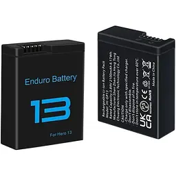 Зарядний пристрій SHOOT JH-GOP13-2 + 2хАКБ Enduro для GoPro HERO13 (XTGP596595) [168299] - мініатюра 5
