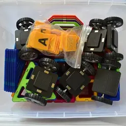 Конструктор Магнікон 268 деталей Plastic box (MK-268) - мініатюра 3