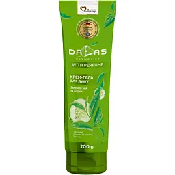 Гель для душу Dalas Cosmetics Зелений чай та огірок 200 г (4262396142146)