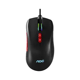 Мишка AOC GM180B LED USB Black (GM180B/LA) - мініатюра 1