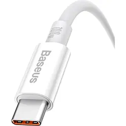 Кабель Baseus Superior Series Fast Charging USB-A to USB-C 100W 1m White (P10320102214-01) [106116] - мініатюра 3