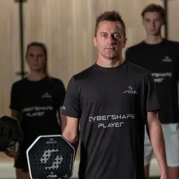 Ракетка для падел тенісу Stiga Racket 18K Cybershape (2202-1701-03) - мініатюра 8