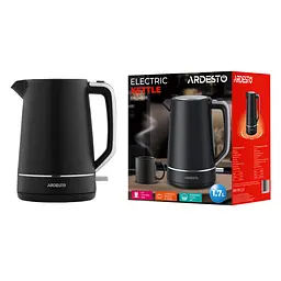 Електрочайник Ardesto Timeless Elegance Otter 1.7 л чорний матовий (EKL-450B) - мініатюра 6