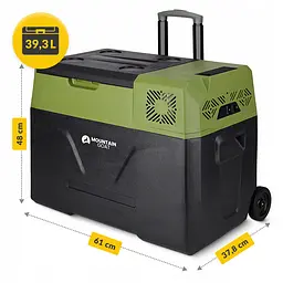 Холодильник туристичний компресорний Mountain Goat XTREME 39.3 л електричний, переносний Black/Olive (P-5905973404921) - мініатюра 3