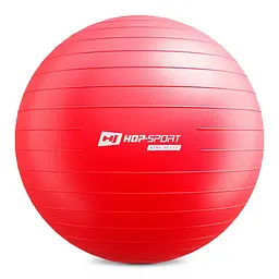 Фітбол Hop-Sport 85см червоний + насос 2020 - мініатюра 5