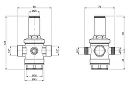 Редуктор Icma 1/2" №246 (91246AD05) - мініатюра 3