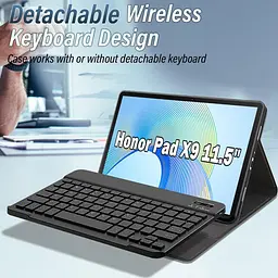 Чохол для клавіатури Nanhent для планшета Honor Pad X9 11,5 дюйма 2023, тонка кришка підставки з поліуретану - мініатюра 2