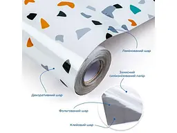 Плівка на самоклейці STICKER WALL 60см * 10м SW-00002396 - мініатюра 3
