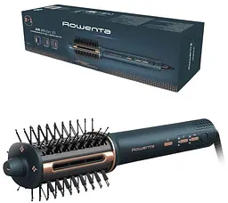 Фен-щітка Rowenta Air Brush 3D 1200 Вт чорно-золотий (UB9720E0) - мініатюра 2