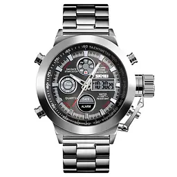Чоловічий наручний годинник 1515SI Silver Skmei acs0030706 - мініатюра 5