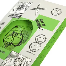 Зошит А4 Yes Smiley World Anime з висічкою 60 аркушів у клітинку (682024) - мініатюра 2