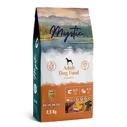 Сухой корм Mystic для взрослых собак беззерновой с лососем 2.5 кг