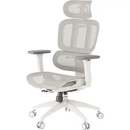 Офісне крісло OfficePro Skyline OC680-W-LG-LG White/Light Gray [175039] - мініатюра 3