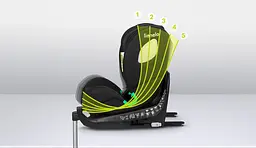 Автокрісло Lionelo Braam i-Size Black Carbon, чорно-сіре (LO-BRAAM I-SIZE BLACK CARBON) - мініатюра 8