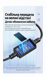 Кабель для принтера UGREEN US135 USB 2.0 USB-A - USB-B 1,5 м чорний (10350) - мініатюра 15