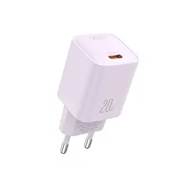 Сітчастий зарядний пристрій XO L146(EU) PD20W Single USB-C Charger Фіолетовий