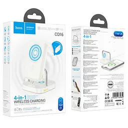 БЗП Hoco CQ16 Astute 4in1 + Power Bank PD20W 10000 mAh Milky White - мініатюра 6