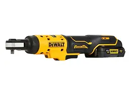 Гайкокрут кутовий - ключ-храповик акумуляторний DeWalt з АКБ та ЗП DCF504L1G - мініатюра 1