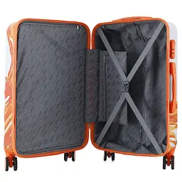 Валіза Semi Line 24" (M) White/Orange Print (T5655-2) - мініатюра 6
