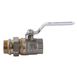 Кран кульовий з американкою Q Professional QP003 PN40 1 1/4″ - мініатюра 2