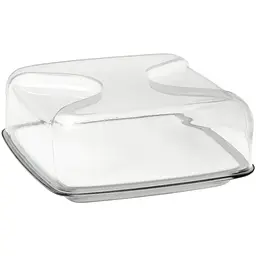 Блюдо для сиру Guzzini Gocce сірий 25.5 х 11.5 см (27000092)